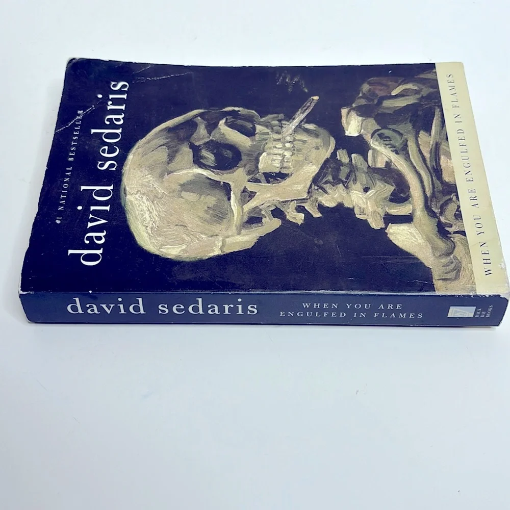 Book | David Sedaris When You Are Engulfed In Flames | Skulls Bones Smoking Look